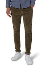 Men's Topman Skinny Fit Corduroy Trousers X 32 - Brown