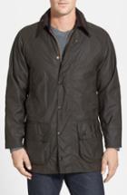 Men's Barbour 'classic Beaufort' Relaxed Fit Waxed Cotton Jacket - Green