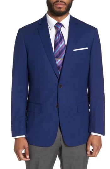Men's Hart Schaffner Marx Jetsetter Classic Fit Wool Blazer R - Blue