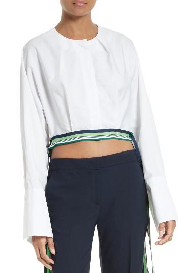 Women's Diane Von Furstenberg Grosgrain Trim Shirt