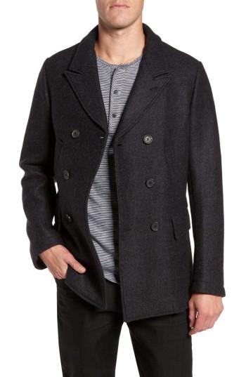 Men's Billy Reid Bond Wool Peacoat