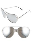 Women's A.j. Morgan Perfection 62mm Sunglasses - Silver