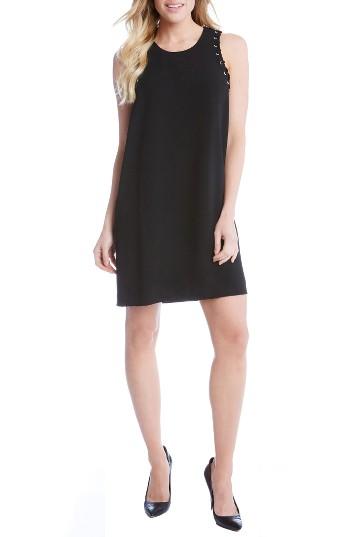 Women's Karen Kane Grommet Detail Crepe Shift Dress