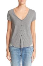 Women's T By Alexander Wang Short Sleeve Henley