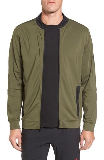 Men's Reebok Hexawarm Track Jacket - Green