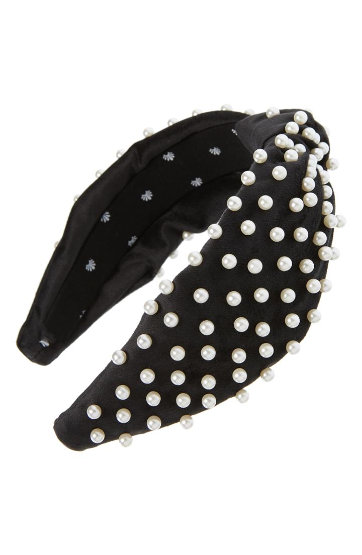 Lele Sadoughi Imitation Pearl Headband