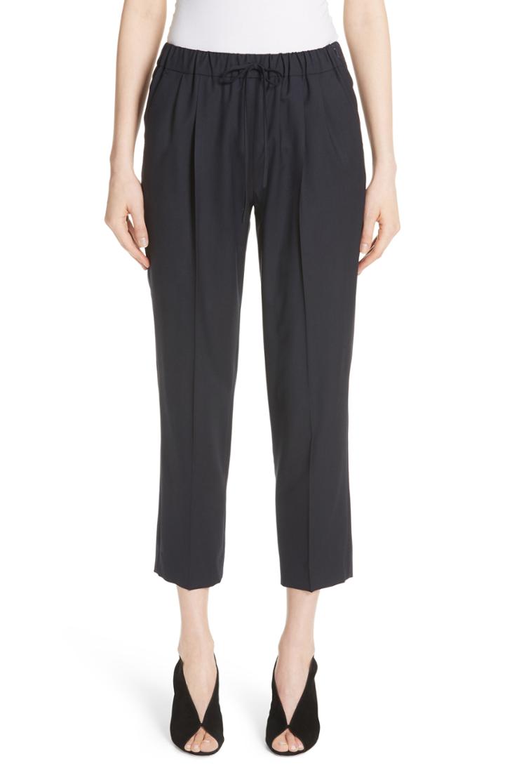 Women's Max Mara Belluno Wool Pants Us / 42 It - Blue