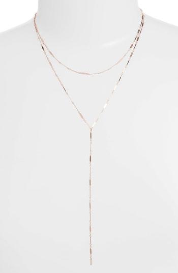 Women's Argento Vivo Mirror Bar Layered Y-necklace