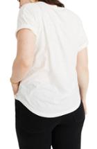 Women's Madewell Les Femmes Modernes Whisper Cotton Crewneck Tee - White