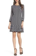 Women's Michael Michael Kors Simple Dot Swing Dress - Black
