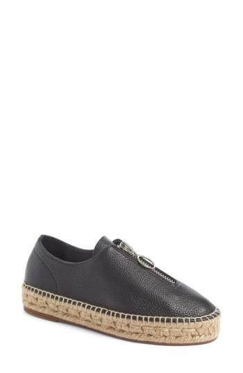 Women's Alexander Wang 'devon' Espadrille Flat Us / 39eu - Black