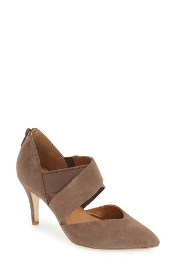 Women's Corso Como 'colette' Crisscross Pointy Toe Pump M - Beige