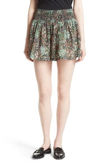 Women's La Vie Rebecca Taylor Wildflower Smocked Waist Shorts