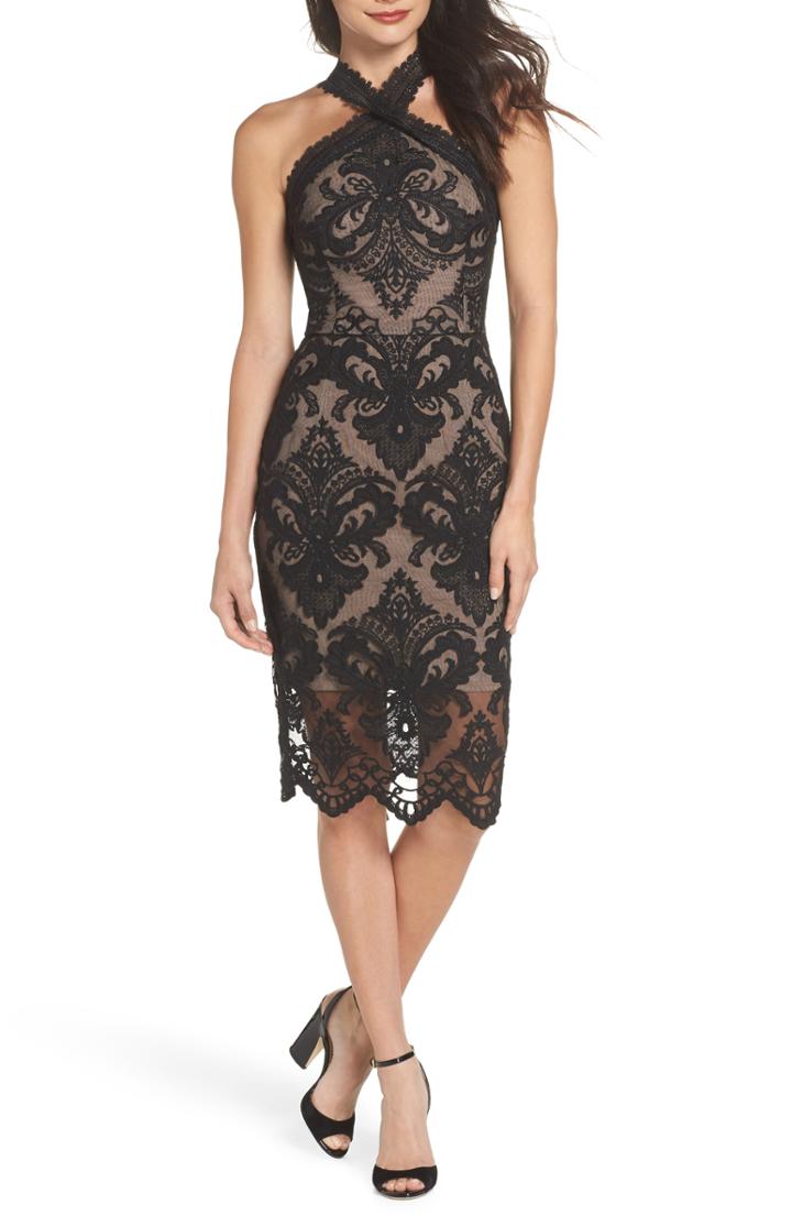 Women's Bronx And Banco Notre Dame Cocktail Dress - Black