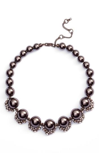 Women's Givenchy Imitation Pearl & Crystal Collar Necklace