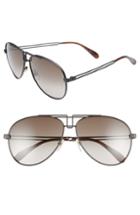 Men's Givenchy 61mm Aviator Sunglasses - Matte Black