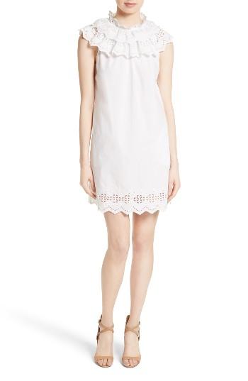 Women's La Vie Rebecca Taylor Eyelet Shift Dress