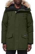 Men's Canada Goose Langford Slim Fit Down Parka With Genuine Coyote Fur Trim, Size - Green