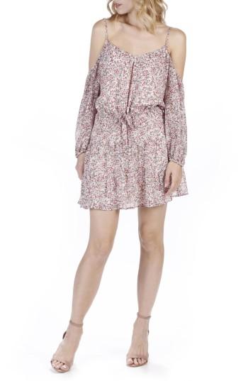 Women's Paige Cristiana Cold Shoulder Silk Dress