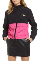 Women's Fila Miguela Colorblock Windbreaker Jacket - Black