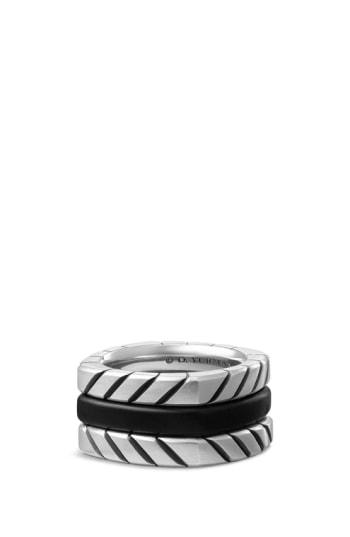 Men's David Yurman Chevron Stack Ring