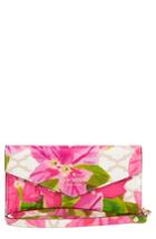 Women's Kate Spade New York Bayard Place Iphone 7 Faux Leather Envelope Wristlet - Pink