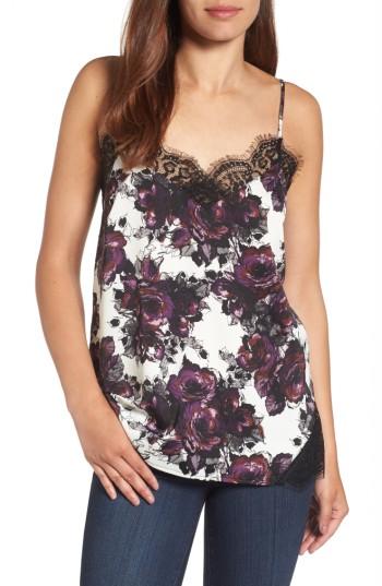Women's Halogen Lace Trim Camisole - Ivory