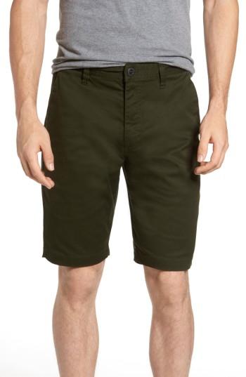 Men's Volcom 'modern' Chino Shorts - Green