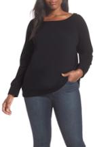 Women's Gibson Slouch Sweatshirt, Size - Black