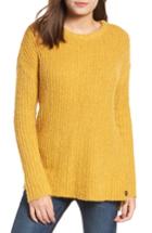 Women's Rip Curl Ana Long Crewneck Sweater - Yellow