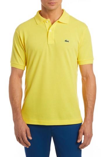 Men's Lacoste Slim Fit Pique Polo (xxl) - Yellow