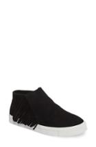 Women's Minnetonka Gwen Fringe Bootie .5 M - Black