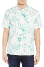 Men's Tommy Bahama El Botanico Regular Fit Cotton & Silk Sport Shirt, Size - White