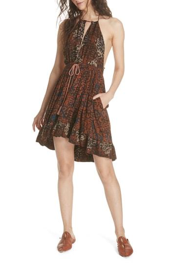 Women's Free People Beach Day Minidress, Size - Black