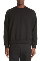 Men's 3.1 Phillip Lim Reconstructed Crewneck Sweatshirt - Black