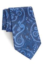 Men's Nordstrom Men's Shop Provincial Paisley Silk Tie, Size - Blue