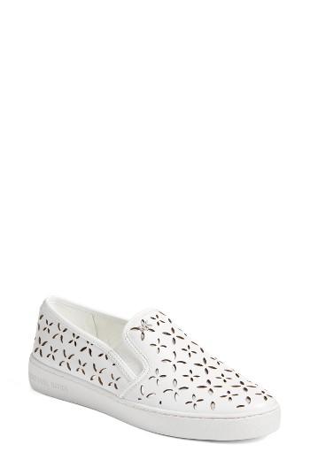 Women's Michael Michael Kors Keaton Slip-on Sneaker M - White