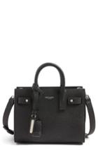 Saint Laurent Nano Sac Du Jour Leather Tote - Black