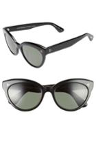 Women's Oliver Peoples Roella 55mm Polarized Cat Eye Sunglasses - Black