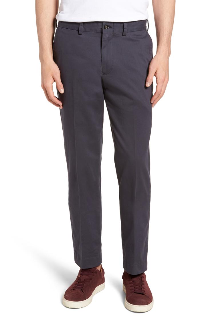 Men's Bills Khakis M3 Straight Fit Flat Front Vintage Twill Pants X 30 - Blue