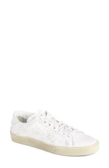Women's Saint Laurent Classic Court Sneaker Us / 36eu - Ivory