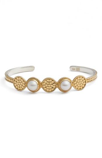 Women's Anna Beck Pearl Multidisc Cuff Bracelet