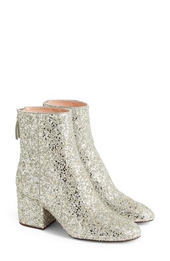 Women's J.crew Sadie Ankle Bootie M - Metallic