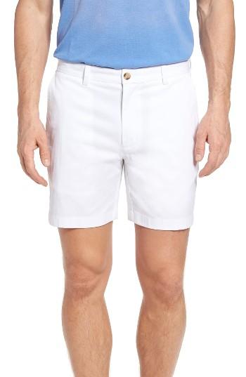 Men's Vineyard Vines 7 Inch Breaker Stretch Shorts - White