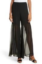 Women's Caroline Constas Summer Sheered Pants - Black