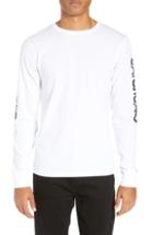 Men's Saturdays Nyc Exclude Logo Long Sleeve T-shirt - White