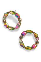 Women's Baublebar Chevon Hoop Earrings