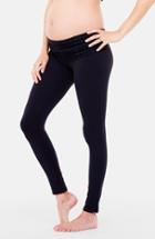 Women's Ingrid & Isabel 'active' Maternity Leggings With Crossover Panel - Black