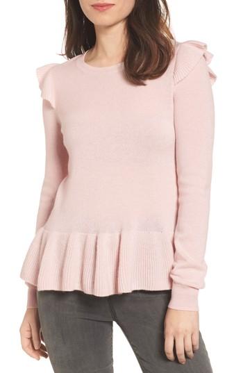 Women's Rebecca Minkoff Regina Ruffle Wool & Cashmere Sweater
