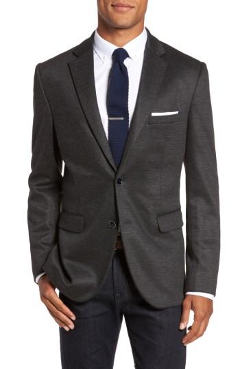 Men's Jkt New York Trim Fit Solid Sport Coat R - Grey
